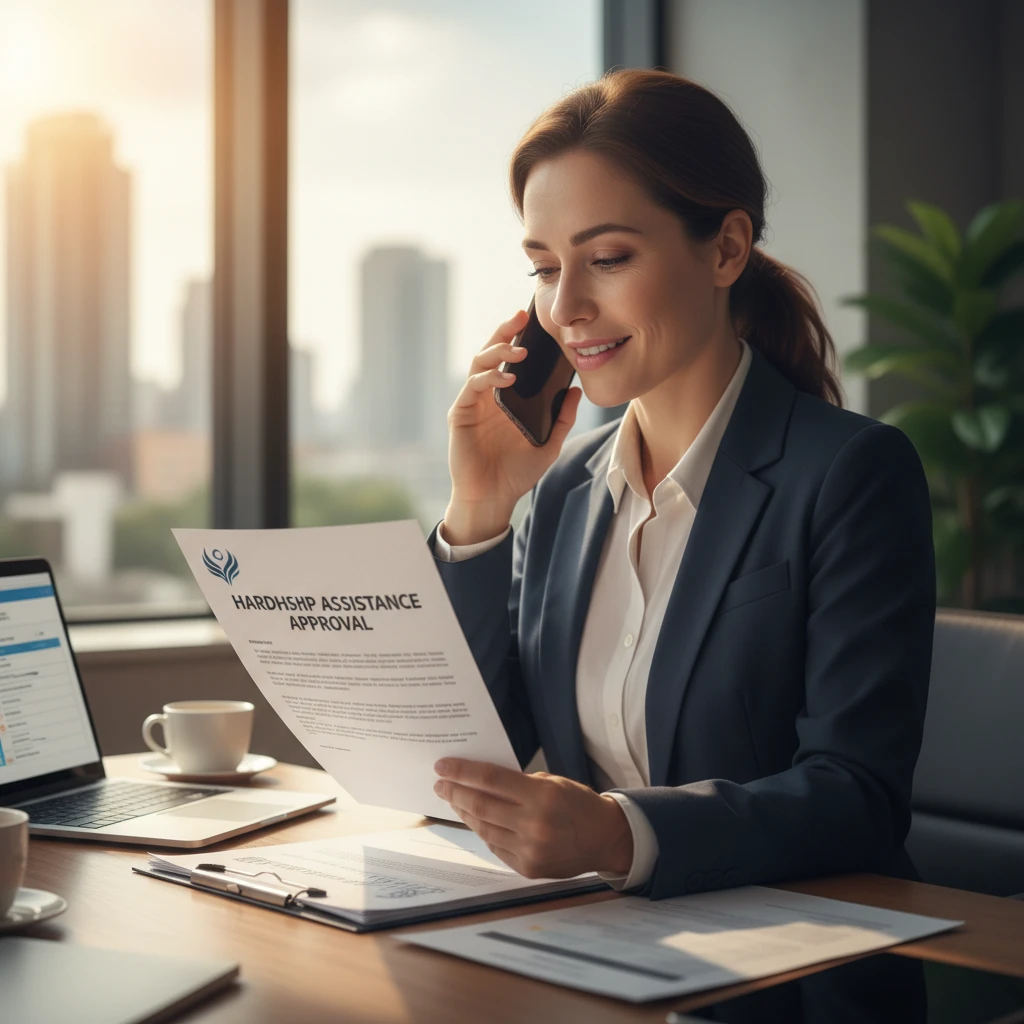 Seeking financial hardship assistance