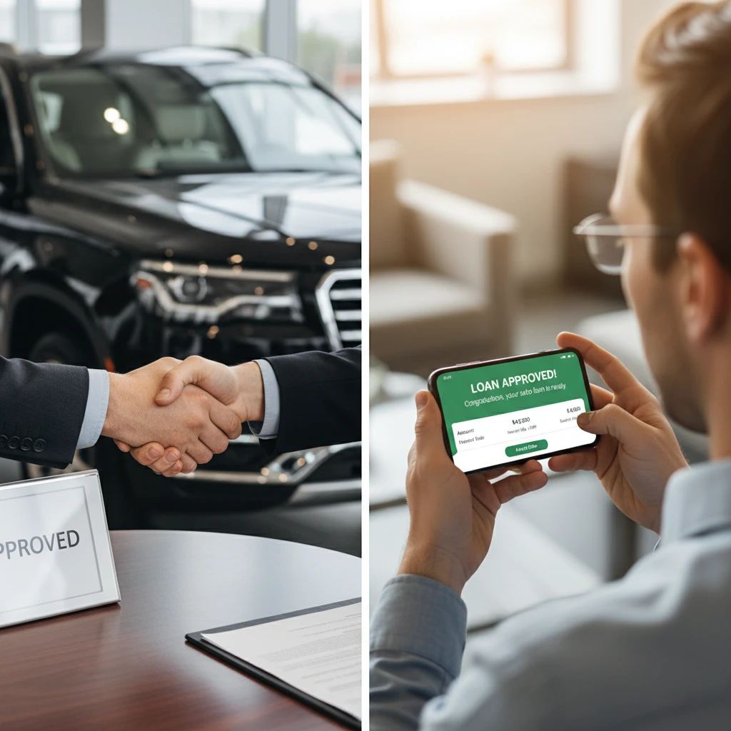 Comparison between dealer finance and personal bank loans