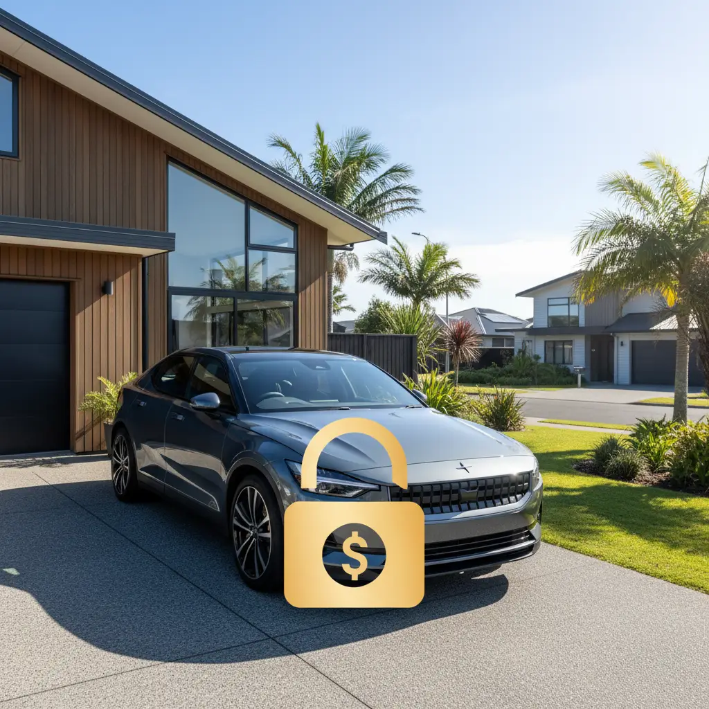 Car used as collateral for a secured bad credit loan