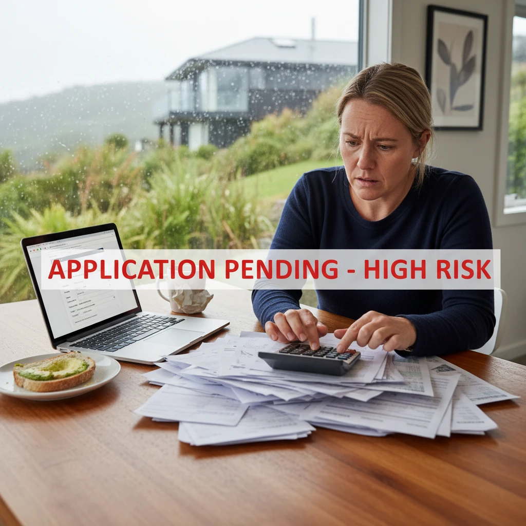 Person calculating the high cost of payday loans nz