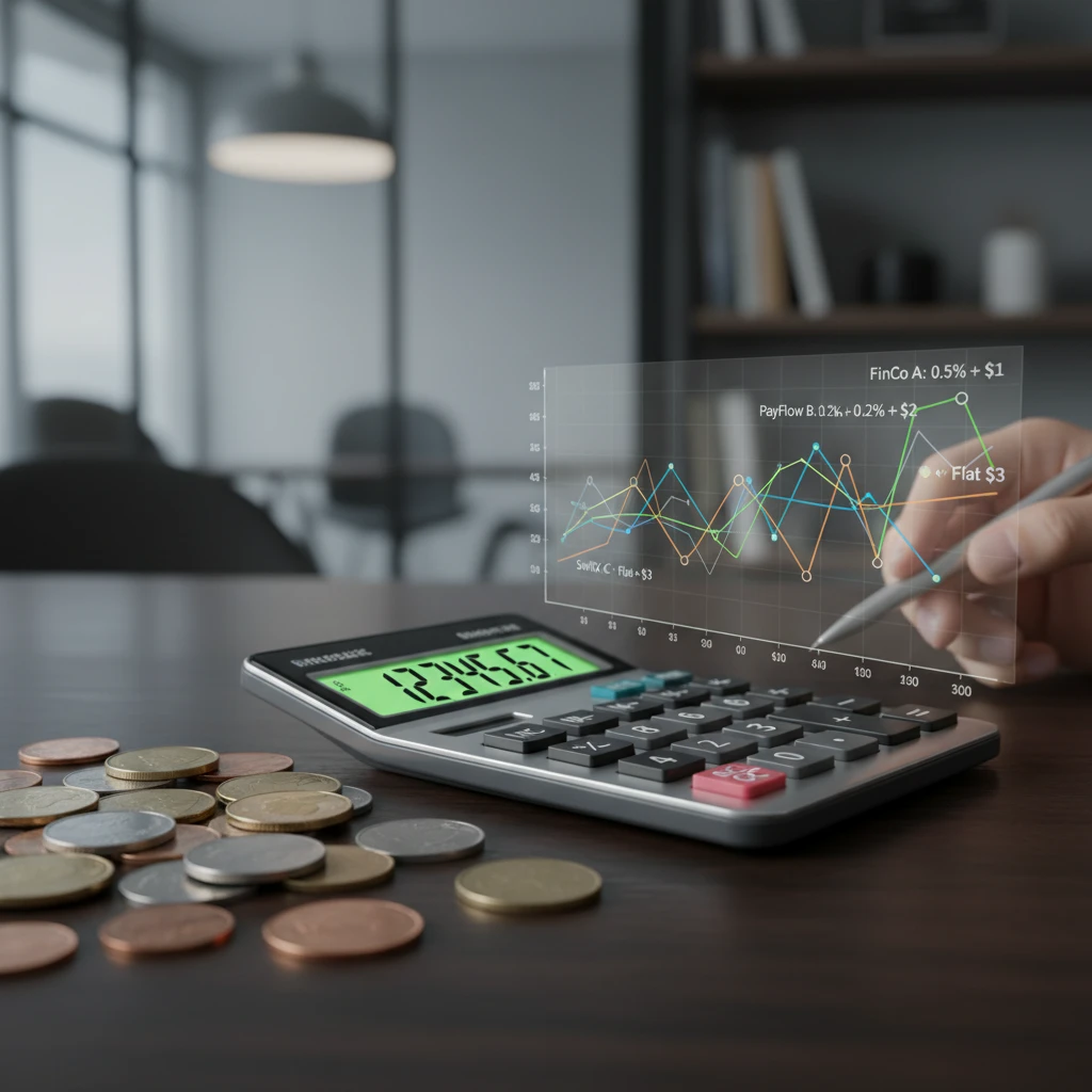 Fee comparison chart for international money transfers