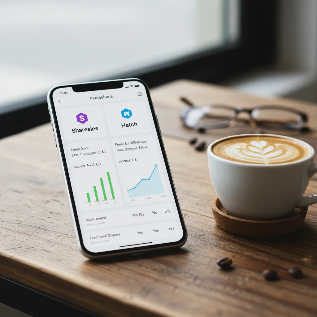 Comparison of NZ investment apps Sharesies vs Hatch