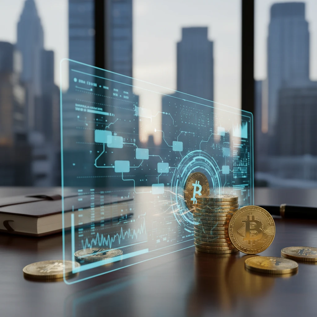 Cryptocurrency and Gold Investment Concept