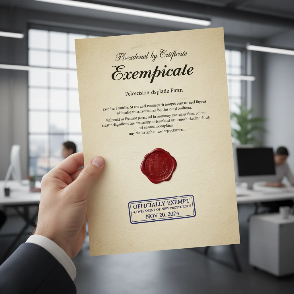 Certificate of Exemption for Resident Withholding Tax